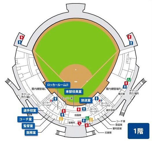 １階フロアマップ