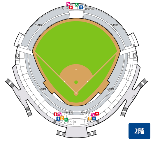 ２階フロアマップ