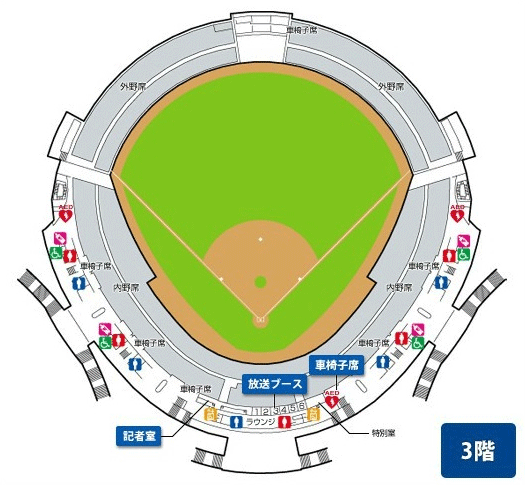 ３階フロアマップ